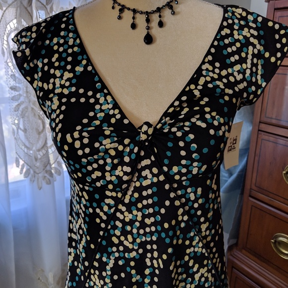 Cap Sleeve Summer Dress - Picture 2 of 4